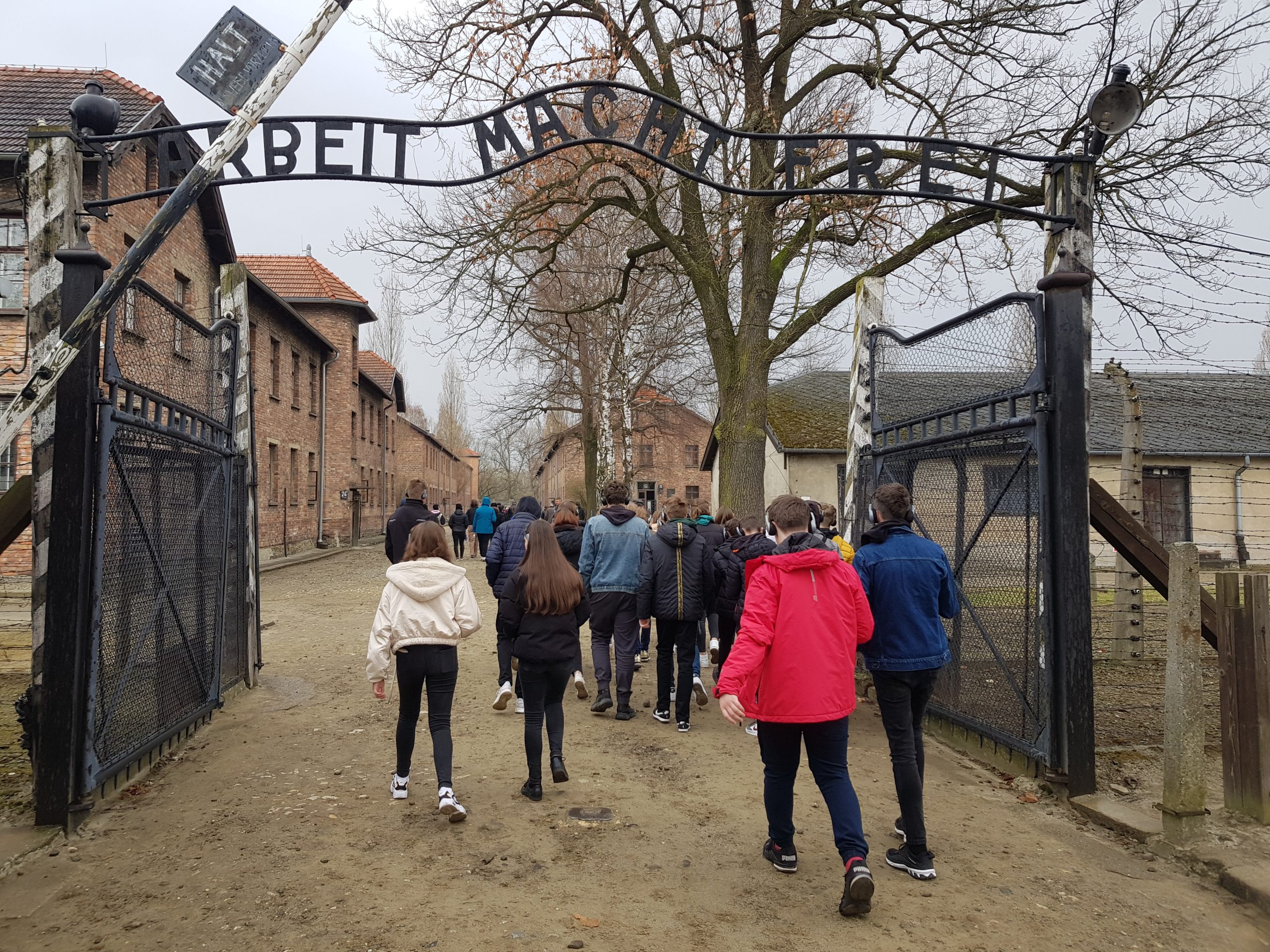 Klasy 8 zwiedzają  Państwowe Muzeum Auschwitz-Birkenau