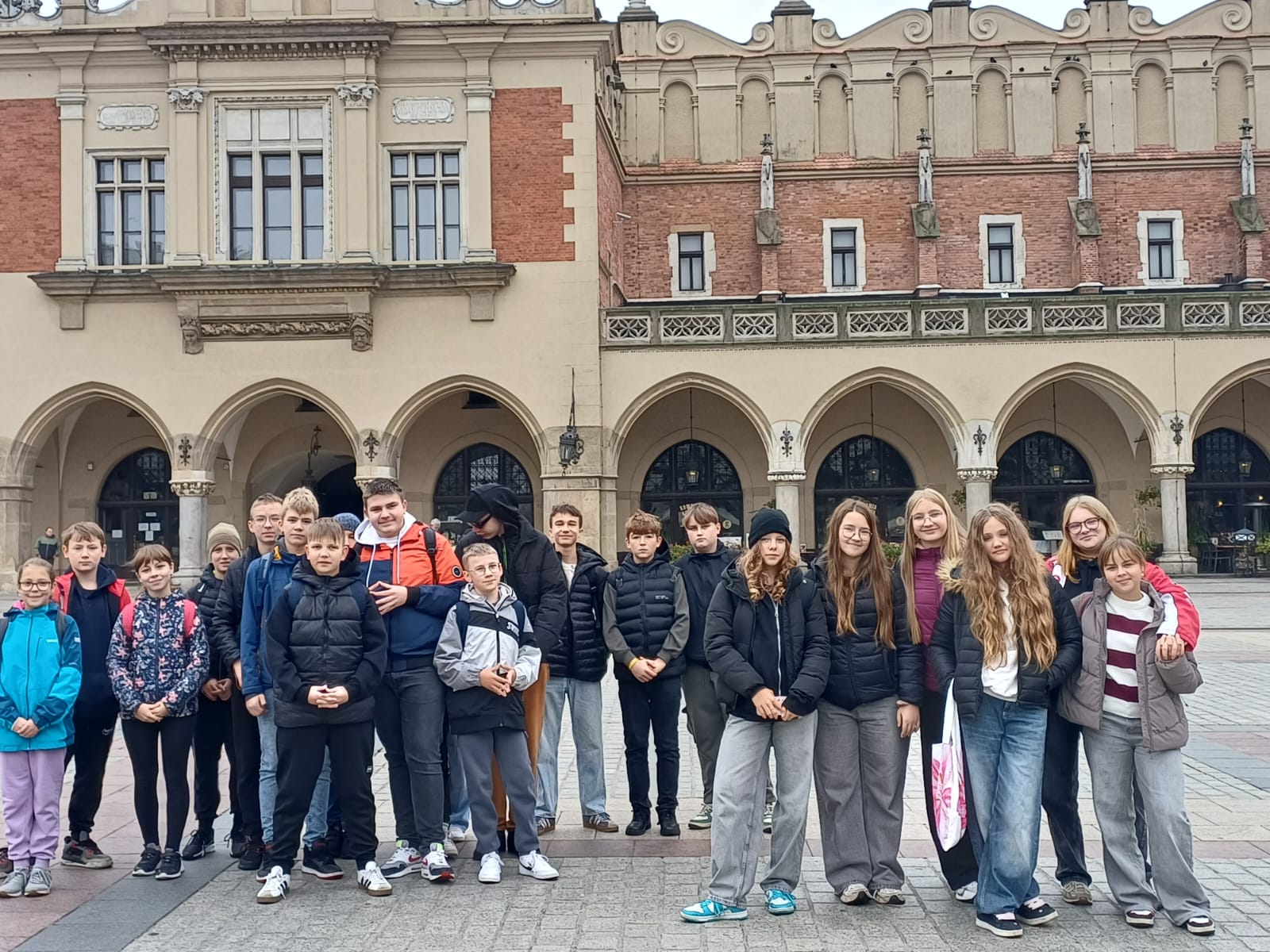 Klasa VII na zajęciach w muzeum Mehoffera.